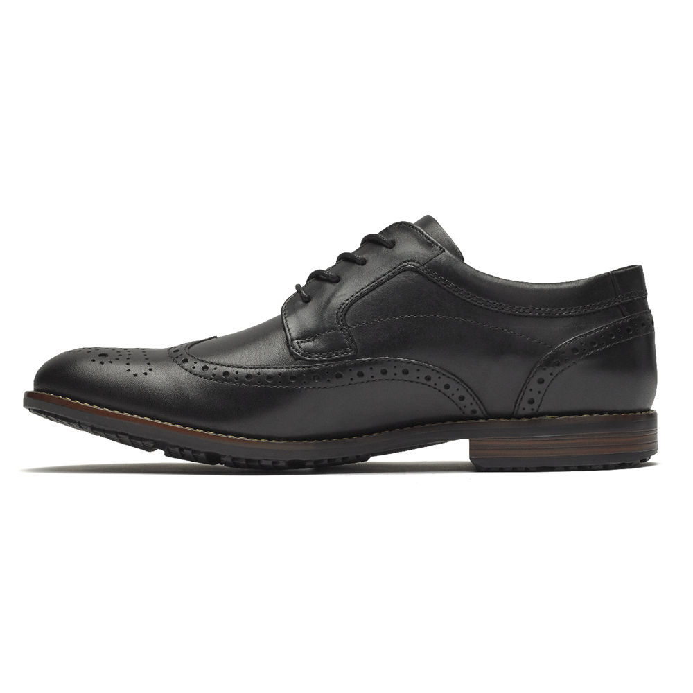 Rockport Snörskor Herr Svarta - Dustyn Wingtip - PDFEK8540